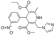 ethyl methyl 2-(imidazol-1-ylmethyl)-6-methyl-4-(3-nitrophenyl)-1,4-di hydropyridine-3,5-dicarboxylate