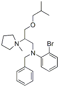 N-benzyl-N-[3-(2-methylpropoxy)-2-(1-methyl-2,3,4,5-tetrahydropyrrol-1 -yl)propyl]aniline bromide