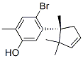 4-Bromo-2-methyl-5-[(R)-1,2,2-trimethyl-3-cyclopenten-1-yl]phenol