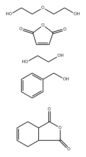 1,3-Isobenzofurandione, 3a,4,7,7a-tetrahydro-, polymer with benzenemethanol, 1,2-ethanediol, 2,5-furandione and 2,2-oxybisethanol
