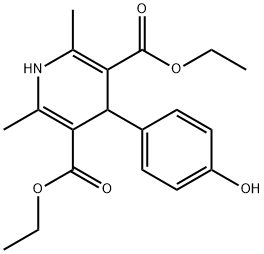 diethyl 4-(4-hydroxyphenyl)-2,6-dimethyl-1,4-dihydropyridine-3,5-dicarboxylate