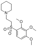 1-(2-((2,3,4-Trimethoxyphenyl)sulfonyl)ethyl)piperidine