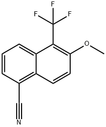 1-CYANO-6-METHOXY-5-(TRIFLUOROMETHYL)NAPHTHALENE
