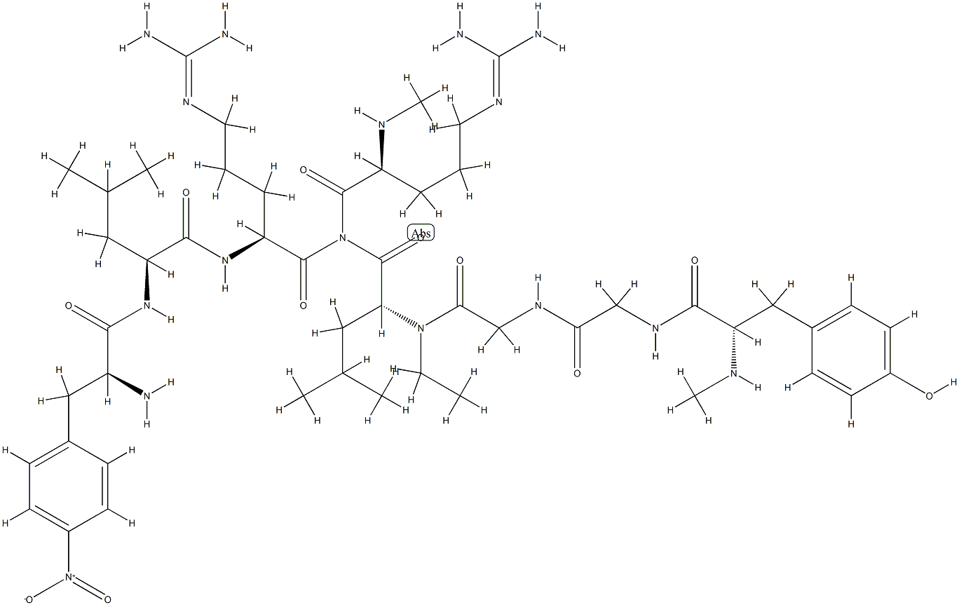 dynorphin A ethylamide (1-8), N-methyl-Tyr(1)-4-nitro-Phe(4)-N-methyl-Arg(7)-Leu(8)-