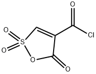 5H-1,2-Oxathiole-4-carbonylchloride,5-oxo-,2,2-dioxide(9CI)