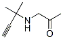 2-Propanone, 1-[(1,1-dimethyl-2-propynyl)amino]- (9CI)