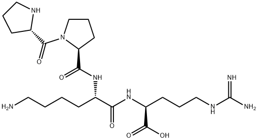 (2S)-2-[[(2S)-6-amino-2-[[(2S)-1-[(2S)-pyrrolidine-2-carbonyl]pyrrolidine-2-carbonyl]amino]hexanoyl]amino]-5-(diaminomethylideneamino)pentanoic acid