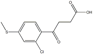 4-[2-CHLORO-4-(METHYLTHIO)PHENYL]-4-OXOBUTYRIC ACID