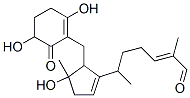 6-[5-[(2,5-Dihydroxy-6-oxo-1-cyclohexenyl)methyl]-4-hydroxy-4-methyl-1-cyclopentenyl]-2-methyl-2-heptenal