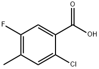 2-氯-5-氟-4-甲基-苯甲酸