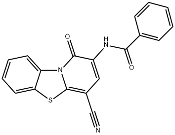 2-benzamido-4-cyano-1-oxo-1H,5H-pyrido(1,2-a)benzimidazole