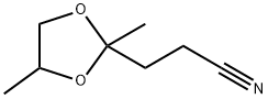 1,3-Dioxolane-2-propanenitrile,  2,4-dimethyl-