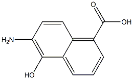 1-Naphthoicacid,6-amino-5-hydroxy-(6CI)