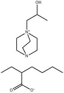 1-(2-Hydroxypropyl)-4-aza-1-azoniabicyclo[2.2.2]octane salt with 2-ethyl hexanoic acid (1:1)