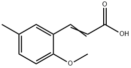 (E)-3-(2-甲氧基-5-甲基苯基)丙烯酸
