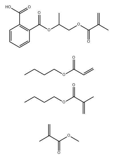 1,2-Benzenedicarboxylic acid mono[1-methyl- 2-[(2-methyl-1-oxo-2-propenyl)oxy]ethyl] ester polymer with butyl 2-methyl-2-propenoate, butyl 2-propenoate and 2-methyl- 2-propenoate