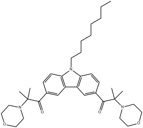 3,6-双(2-甲基-2-吗啉丙酰基)-9-辛基咔唑