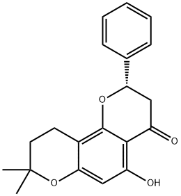 (S)-2,3,9,10-四氢-5-羟基-8,8-二甲基-2-苯基-4H,8H-苯并[1,2-B:3,4-B']二吡喃-4-酮