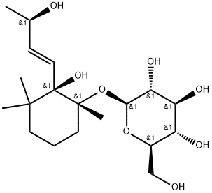 β-D-Glucopyranoside, (1R,2R)-2-hydroxy-2-[(1E,3R)-3-hydroxy-1-buten-1-yl]-1,3,3-trimethylcyclohexyl