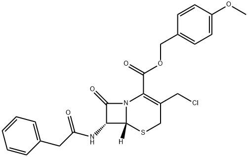 7-苯乙酰氨基-3-氯甲基-4-头孢烷酸对甲氧基苄酯