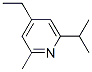 Pyridine, 4-ethyl-2-methyl-6-(1-methylethyl)- (9CI)