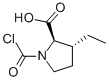 D-Proline, 1-(chlorocarbonyl)-3-ethyl-, trans- (9CI)