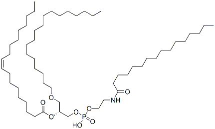 1-O-octadecyl-2-oleoyl-sn-glycero-3-phospho-(N-palmitoyl)ethanolamine
