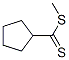 Cyclopentanecarbodithioic acid, methyl ester (9CI)