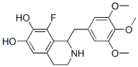 8-Fluoro-1,2,3,4-tetrahydro-1-((3,4,5-trimethoxyphenyl)methyl)-6,7-iso quinolinediol