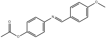 N-(4-甲氧基苯亚甲基)-4-乙酰氧基苯胺