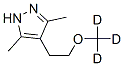 1H-Pyrazole,  4-[2-(methoxy-d3)ethyl]-3,5-dimethyl-  (9CI)