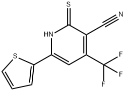 2-疏基-6-(2-噻吩基)-4-三氟代甲基吡啶-3-腈