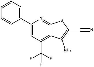 3-氨基-6-苯基-4-(三氟甲基)噻吩[2,3-B]吡啶-2-甲腈
