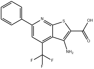 3-氨基-6-苯基-4-(三氟甲基)噻吩并[2,3-B]吡啶-2-羧酸