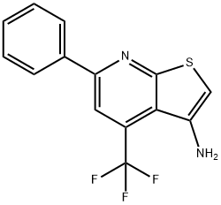 6-Phenyl-4-(trifluoromethyl)thieno-[2,3-b]pyridin-3-amine