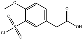 2-(3-氯磺酰基-4-甲氧基-苯基)乙酸