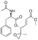 methyl (E,4R)-4-[(2R)-2-acetamido-3-phenyl-propanoyl]oxy-4-[(2R)-2-met hyloxiran-2-yl]but-2-enoate