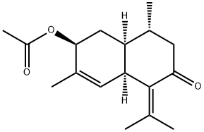 (4R,4AS,6S,8AR)-6-(乙酰基氧基)-3,4,4A,5,6,8A-六氢-4,7-二甲基-1-(1-甲基乙亚基)-2(1H)-萘酮