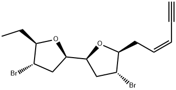 (4aα,8aα)-2β-Ethyl-3β,7β-dibromo-6β-[(Z)-2-pentene-4-ynyl]octahydropyrano[3,2-b]pyran