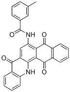 3-Methyl-N-(5,8,13,14-tetrahydro-5,8,14-trioxonaphth[2,3-c]acridin-6-yl)benzamide
