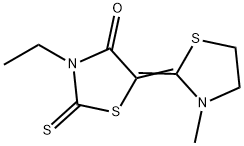 3-乙基-5-(3-甲基噻唑烷-2-亚基)绕丹宁