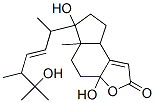 3a,4,5,5a,6,7,8,8a-Octahydro-3a,6-dihydroxy-6-(5-hydroxy-1,4,5-trimethyl-2-hexenyl)-5a-methyl-2H-indeno[5,4-b]furan-2-one