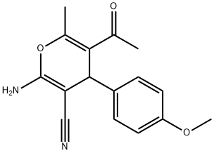 5-乙酰基-2-氨基-4-(4-甲氧苯基)-6-甲基-4H-吡喃-3-甲腈