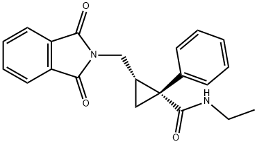 顺式-2-[(1,3-二氢-1,3-二氧代-2H-异吲哚-2-基)甲基]-N-乙基-1-苯基环丙烷甲酰胺