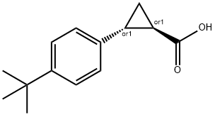 trans-2-(4-(tert-butyl)phenyl)cyclopropane-1-carboxylic acid