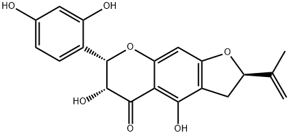 (2R)-7α-(2,4-Dihydroxyphenyl)-2,3,6,7-tetrahydro-4,6α-dihydroxy-2β-(1-methylethenyl)-5H-furo[3,2-g][1]benzopyran-5-one