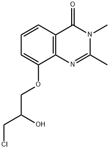4(3H)-Quinazolinone,  8-(3-chloro-2-hydroxypropoxy)-2,3-dimethyl-