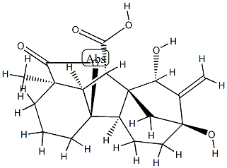 4aα,7,9β-Trihydroxy-1-methyl-8-methylenegibbane-1α,10β-dicarboxylic acid 1,4a-lactone