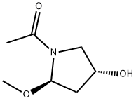 3-Pyrrolidinol, 1-acetyl-5-methoxy-, (3R-trans)- (9CI)