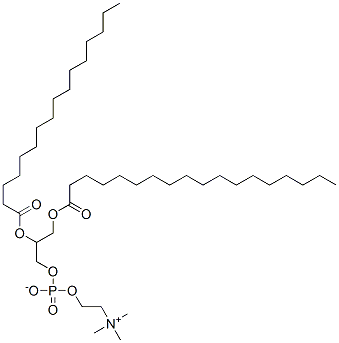 2-(palmitoyloxy)-3-(stearoyloxy)propyl 2-(trimethylammonio)ethyl phosphate